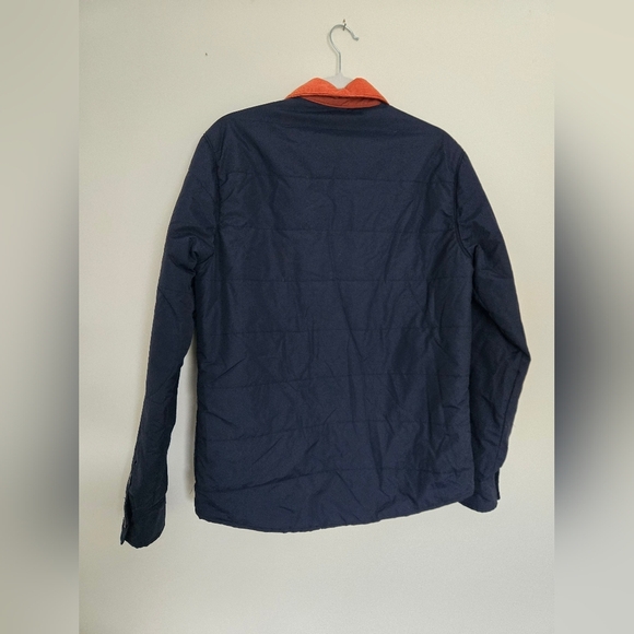 Thirty Two Men's Navy Jacket with Cordory Collar Button Front Snowboarding | S - Picture 3 of 6